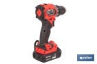 Taladro atornillador a batería con motor brushless | Potencia: 20 V | 2 velocidades | Disponible con y sin batería y cargador - Cofan