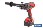 Taladro percutor a batería con motor brushless | Potencia: 20 V | 2 velocidades + percusión | Accesorios incluidos | Disponible con y sin batería y cargador - Cofan