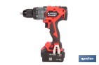 Taladro percutor a batería con motor brushless | Potencia: 20 V | 2 velocidades + percusión | Accesorios incluidos | Disponible con y sin batería y cargador - Cofan
