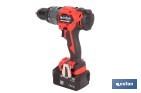 Taladro percutor a batería con motor brushless | Potencia: 20 V | 2 velocidades + percusión | Accesorios incluidos | Disponible con y sin batería y cargador - Cofan