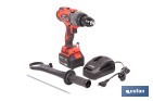 Taladro percutor a batería con motor brushless | Potencia: 20 V | 2 velocidades + percusión | Accesorios incluidos | Disponible con y sin batería y cargador - Cofan
