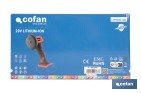 Mini amoladora a batería | 19.500 rpm | Para discos 76 mm | Empuñadura ergonómica | Disponible con y sin batería y cargador - Cofan