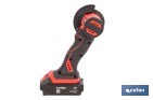 Mini amoladora a batería | 19.500 rpm | Para discos 76 mm | Empuñadura ergonómica | Disponible con y sin batería y cargador - Cofan