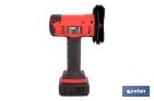 Mini amoladora a batería | 19.500 rpm | Para discos 76 mm | Empuñadura ergonómica | Disponible con y sin batería y cargador - Cofan