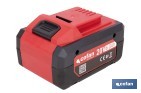 BATERÍA LI-ION RECARGABLE 20 V 6.0 AH | COMPATIBLE CON SISTEMA 1 FOR ALL | ALTA AUTONOMÍA, PROTECCIÓN AVANZADA | INDICADOR LED DE CARGA