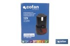 Batería Li-ion de 12 V y 2.0 Ah | Adecuado para taladro 50003244 | Larga duración y protección integral - Cofan