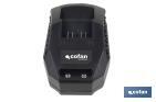 Cargador de batería 20V 2,4 A | Protección avanzada | Compatible con sistema 1 For All | Tecnología de carga inteligente - Cofan