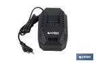 Cargador de batería de alta eficiencia: 20 V 4,5 A | Compatibilidad con sistema 1 For All | Tecnología de carga inteligente - Cofan