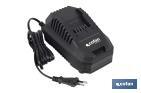 Cargador de batería de alta eficiencia: 20 V 4,5 A | Compatibilidad con sistema 1 For All | Tecnología de carga inteligente - Cofan