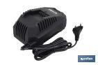 Cargador de batería de alta eficiencia: 20 V 4,5 A | Compatibilidad con sistema 1 For All | Tecnología de carga inteligente - Cofan