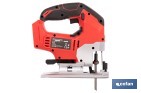 Sierra de calar a batería con motor brushless | Velocidad variable | Acción pendular | Disponible con y sin batería y cargador - Cofan