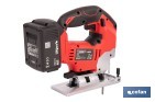 Sierra de calar a batería con motor brushless | Velocidad variable | Acción pendular | Disponible con y sin batería y cargador - Cofan