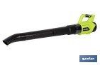 Sopladora a batería 20 V con 2 velocidades y motor de 22.500 rpm | Ligera, ergonómica y potente | Disponible con y sin batería y cargador - Cofan