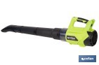 Sopladora a batería 20 V con 2 velocidades y motor de 22.500 rpm | Ligera, ergonómica y potente | Disponible con y sin batería y cargador - Cofan