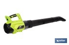 Sopladora a batería 20 V con 2 velocidades y motor de 22.500 rpm | Ligera, ergonómica y potente | Disponible con y sin batería y cargador - Cofan