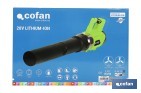 Sopladora a batería 20 V con 2 velocidades y motor de 22.500 rpm | Ligera, ergonómica y potente | Disponible con y sin batería y cargador - Cofan
