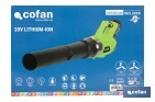 Sopladora a batería 20 V con 2 velocidades y motor de 22.500 rpm | Ligera, ergonómica y potente | Disponible con y sin batería y cargador - Cofan