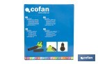 Sopladora a batería 20 V con 2 velocidades y motor de 22.500 rpm | Ligera, ergonómica y potente | Disponible con y sin batería y cargador - Cofan
