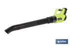 SOPLADORA A BATERÍA 20 V CON 2 VELOCIDADES Y MOTOR DE 22.500 RPM | LIGERA, ERGONÓMICA Y POTENTE | DISPONIBLE CON Y SIN BATERÍA Y CARGADOR