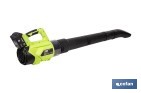 Sopladora a batería 20 V con 2 velocidades y motor de 22.500 rpm | Ligera, ergonómica y potente | Disponible con y sin batería y cargador - Cofan