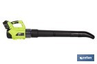 Sopladora a batería 20 V con 2 velocidades y motor de 22.500 rpm | Ligera, ergonómica y potente | Disponible con y sin batería y cargador - Cofan
