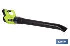 Sopladora a batería 20 V con 2 velocidades y motor de 22.500 rpm | Ligera, ergonómica y potente | Disponible con y sin batería y cargador - Cofan