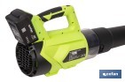 Sopladora a batería 20 V con 2 velocidades y motor de 22.500 rpm | Ligera, ergonómica y potente | Disponible con y sin batería y cargador - Cofan