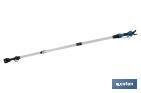 Kit of cordless pruning shears with extensible pole | Pole available in two different sizes: 130cm or 190cm - Cofan