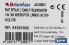 Régua de alimentação 2 tomadas - Cofan