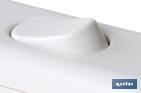 Interruptor aéreo de paso | Incluye tecla basculante | Color Blanco I 4 A 250 V - Cofan