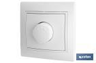 Regolatore di luminosità da incasso | Modello Pacific | 16 A - 250 V - 500 W | Colore: bianco - Cofan