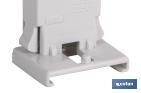 Lamp-holder for fluorescent tubes | Quick terminal installation | White | 2A 250V - Cofan
