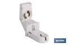 LAMP-HOLDER FOR FLUORESCENT TUBES | STARTER-HOLDER INCLUDED | WHITE | 2A 250V