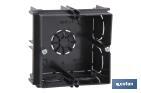 Flush-mounted box for several gangs | Several sizes | Universal and linkable - Cofan