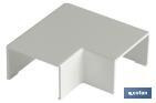 FLAT ANGLE FOR ELECTRICAL MINI-TRUNKING | SEVERAL SIZES | IP 40