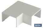 Flat angle for electrical mini-trunking | Several sizes | IP 40 - Cofan