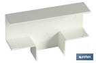 FLAT TEE FOR ELECTRICAL MINI-TRUNKING | SEVERAL SIZES | IP 40