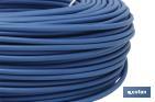 Rollo Cable Eléctrico de 100 m | H07V-K | Sección de cable de varias medidas | Color: Azul - Cofan