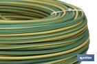 Rollo Cable Eléctrico de 100 m H07V-K | Sección de cable en varias medidas | Color: Verde - Cofan