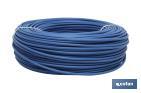 Rollo Cable Eléctrico de 100 m | H07V-K | Sección de cable de varias medidas | Color: Azul - Cofan