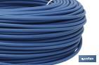 Rollo Cable Eléctrico de 100 m | H07V-K | Sección de cable de varias medidas | Color: Azul - Cofan