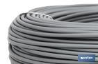 Rollo Cable Eléctrico H07V-K de 100 m | Sección de cable de varias medidas | Color: Gris - Cofan