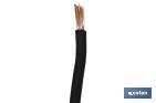 Rollo de Cable Eléctrico H07V-K | Sección de cable de varias medidas | Longitud: 100 m | Color: Negro - Cofan