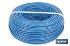 Rollo Cable Eléctrico de 100 m | H07V-K | Sección de cable de varias medidas | Color: Azul - Cofan