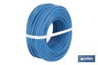 Rollo Cable Eléctrico de 100 m | H07V-K | Sección de cable de varias medidas | Color: Azul - Cofan