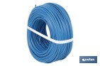 Rollo Cable Eléctrico de 100 m | H07V-K | Sección de cable de varias medidas | Color: Azul - Cofan