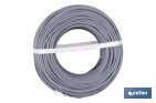 Rollo Cable Eléctrico H07V-K de 100 m | Sección de cable de varias medidas | Color: Gris - Cofan