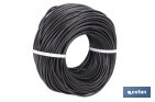 Rollo de Cable Eléctrico H07V-K | Sección de cable de varias medidas | Longitud: 100 m | Color: Negro - Cofan