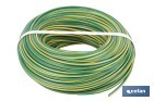 Rollo Cable Eléctrico de 100 m H07V-K | Sección de cable en varias medidas | Color: Verde - Cofan