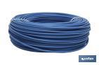 Rollo Cable Eléctrico de 100 m | H07V-K | Sección de cable de varias medidas | Color: Azul - Cofan